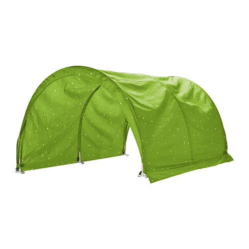 [이케아] KURA Bed Tent (Green, White) 502.872.26 - 마켓비